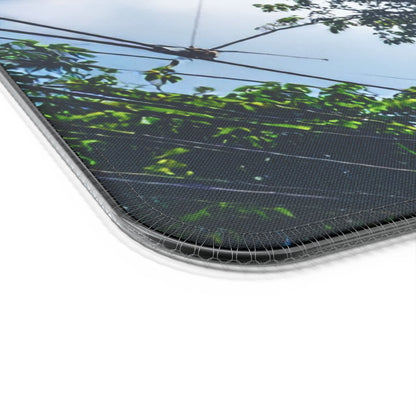 LED Gaming Mouse Pad with Wireless Charging Station - Perfect for Gamers, High-Tech Desk Accessory, Unique Gift for Tech Lovers