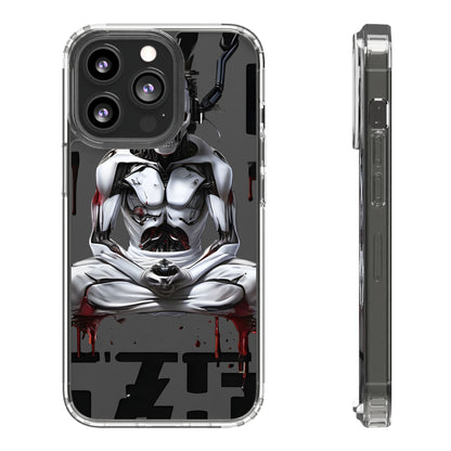 Clear Phone Cases with Cyber Design