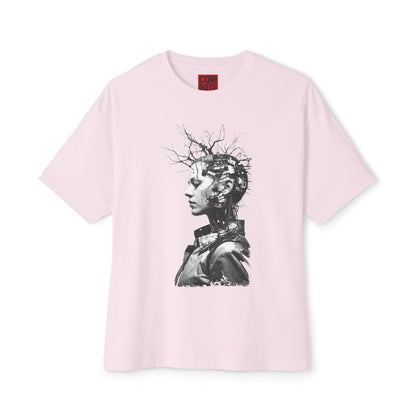 Eco-Friendly Unisex Oversized Tee Featuring Unique Abstract Design, Perfect for Casual Wear, Street Style, and Artistic Expression