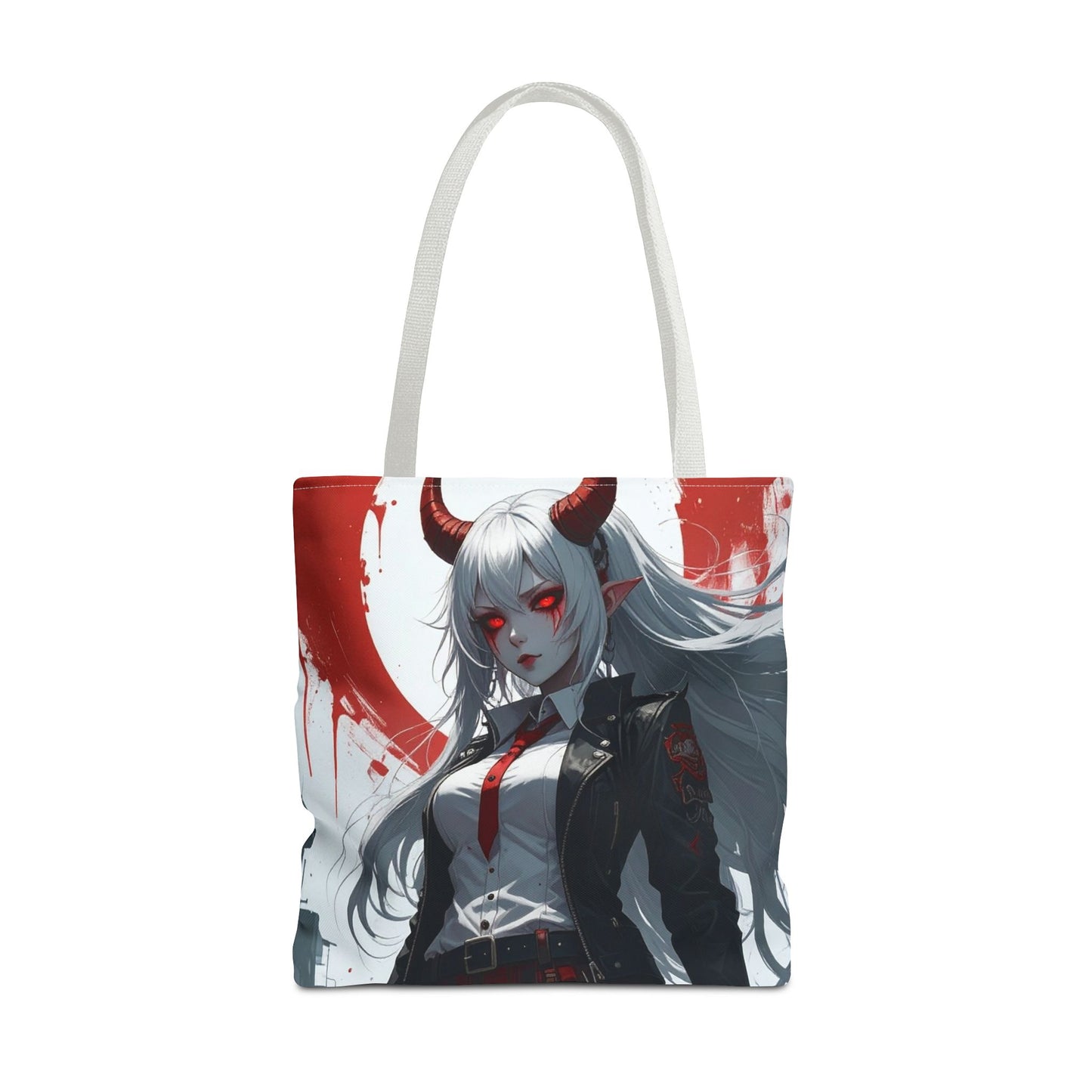 Gothic Anime Tote Bag | Stylish AOP Design | Perfect for Shopping, Gifts, Casual Use, Halloween, Cosplay