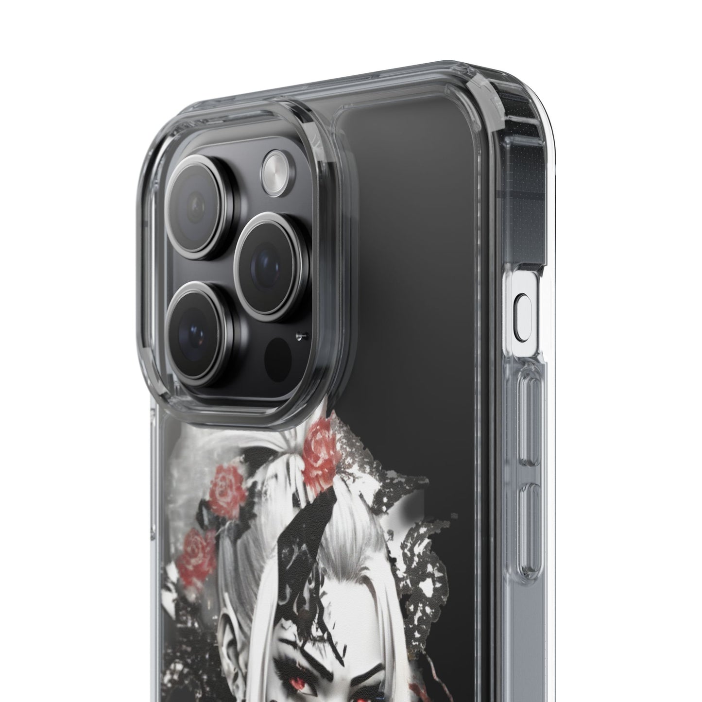 Mystical Warrior Clear Phone Case - Stylish & Protective