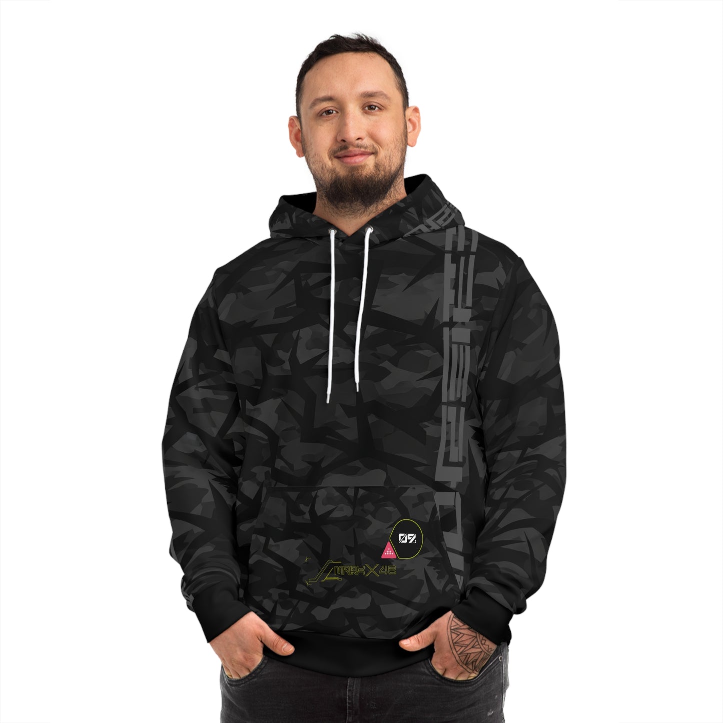 Urban Style Fashion Hoodie - Bold Graphic Design, Streetwear, Casual Wear, Gift for Gamers & Trendsetters, AOP Hoodie