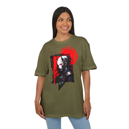 Unisex Graphic Oversized Tee with Artistic Design, Casual Streetwear, Unique Gift for Art Lovers and Gamers, Perfect for Everyday Wear
