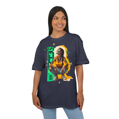 Vibrant Artistic Oversize Tee, Unisex Graphic Tee, Streetwear Fashion, Cool Casual Wear, Unique Art Inspired Shirt