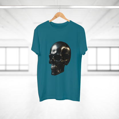 Gothic Skull Unisex T-Shirt, Edgy Graphic Tee, Halloween Apparel, Men's Casual Wear, Gift for Him