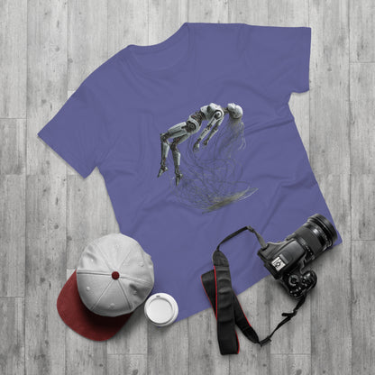 Futuristic Graphic Tee, Cool Unisex T-Shirt for Tech Enthusiasts, Gift for Birthdays, Casual Wear, Unique Art Shirt