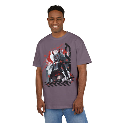 Unique Graphic Loose Fit Tee, Oversized T-Shirt, Streetwear Style, Trendy Casual Wear, Gift for Anime Lovers, Art-Inspired Fashion