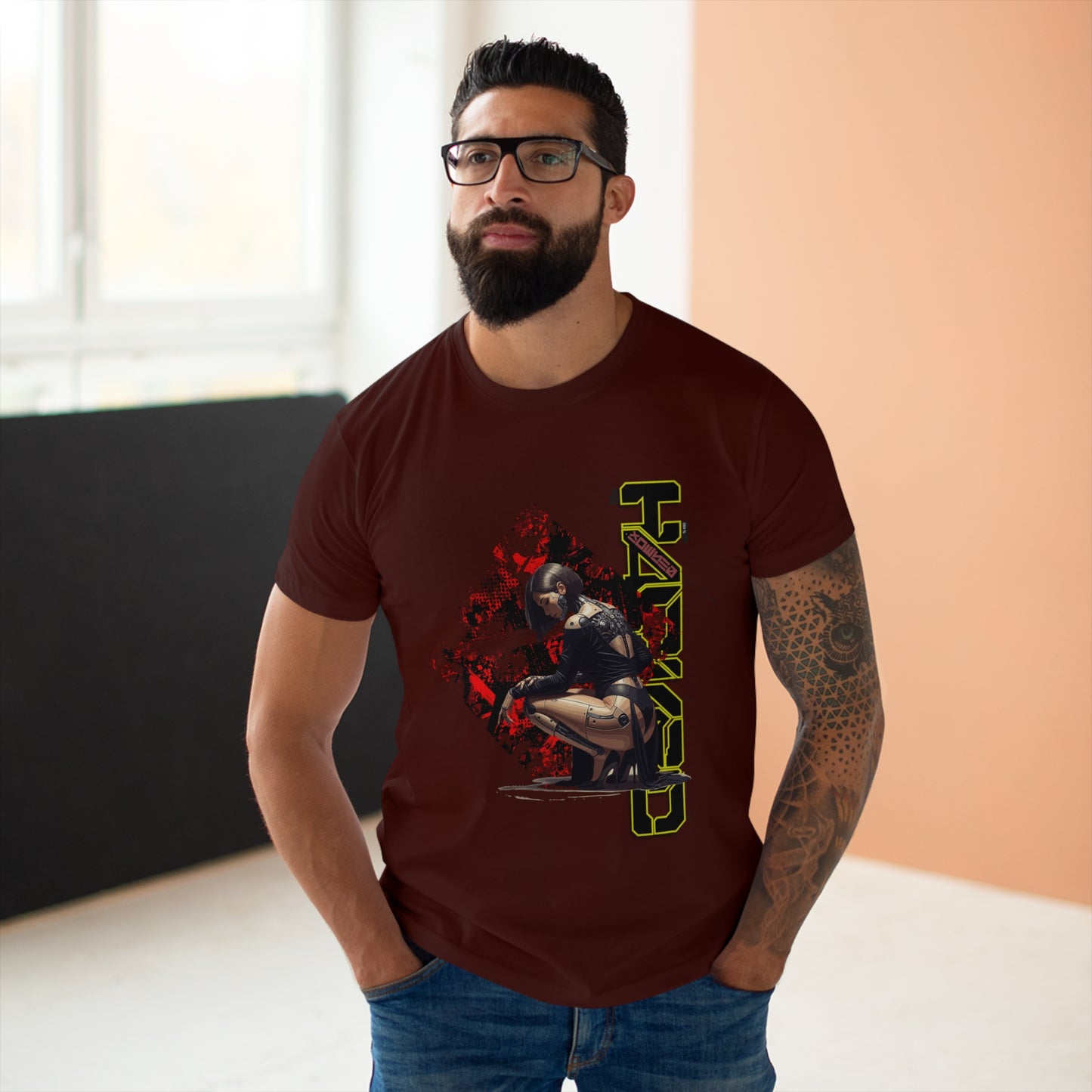 Stylish Unisex T-Shirt with Bold Graphic Design, Cool Casual Wear, Gift for Gamers, Graphic Tee, Everyday Fashion