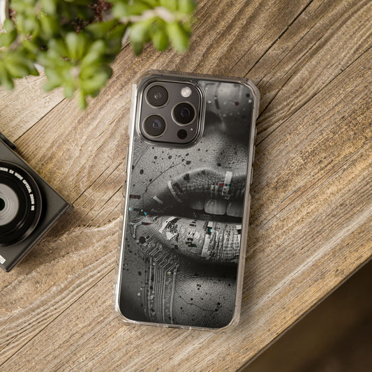 Magnetic Clear Impact Phone Case for Stylish Protection, Urban Aesthetic, Trendy Gift, Phone Accessories, Personalized Present