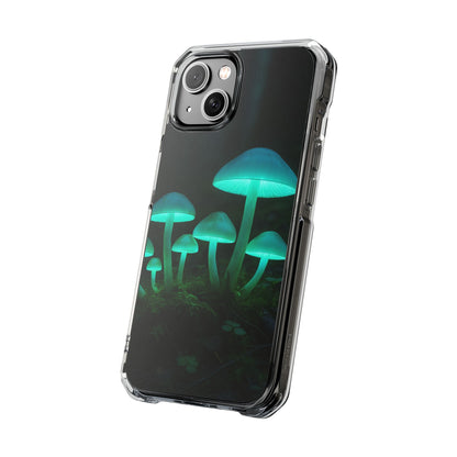 Glowing Mushroom iPhone Case, Unique Cellphone Protector, Gift for Nature Lovers, Eco-Friendly Tech Accessory