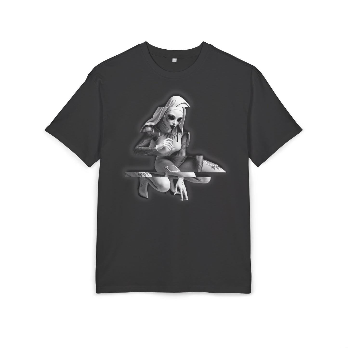 Unisex Heavy Oversize Tee with Horror Design