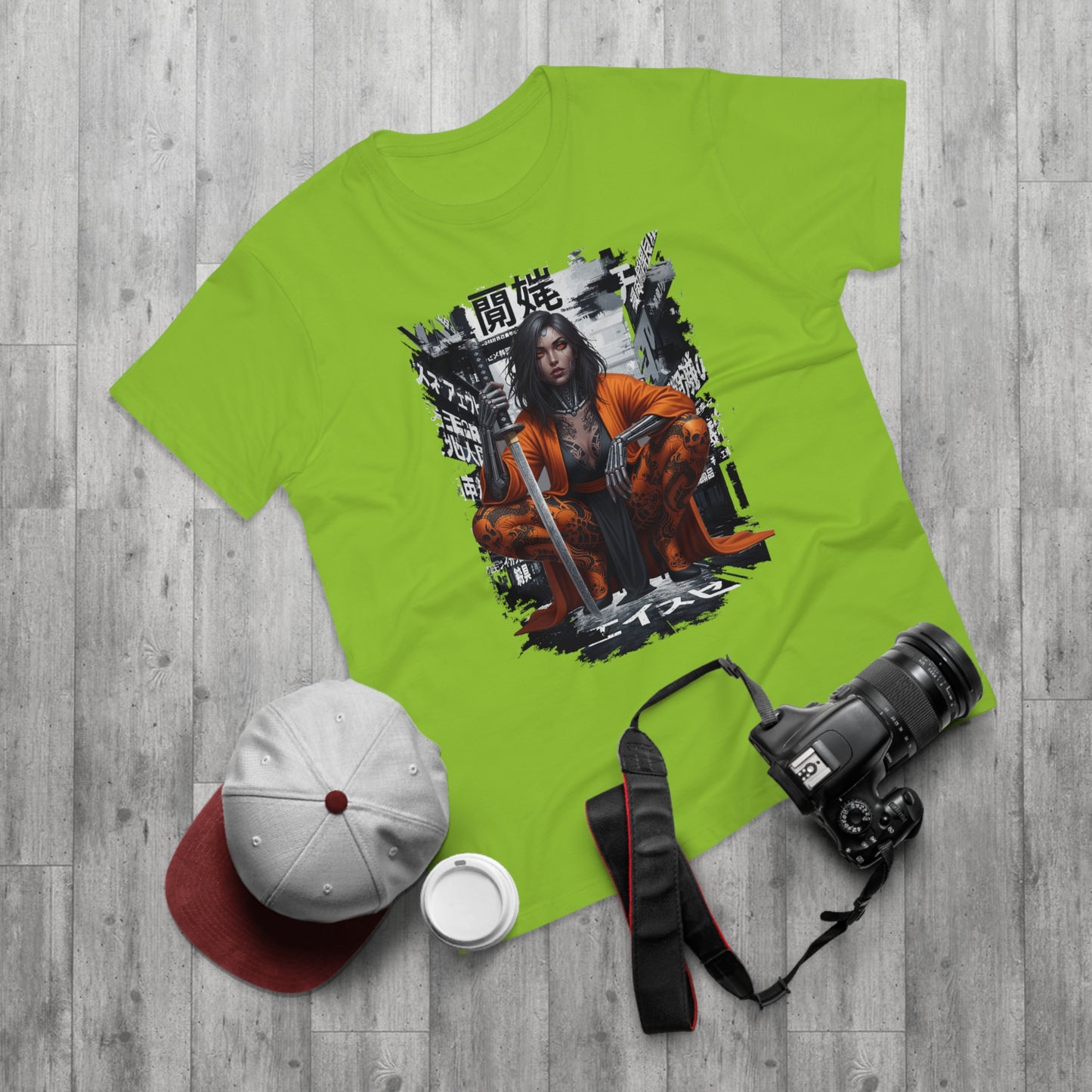Urban Samurai Unisex T-shirt, Graphic Tee for Anime Fans, Streetwear Fashion, Unique Gift for Birthdays, Casual Wear