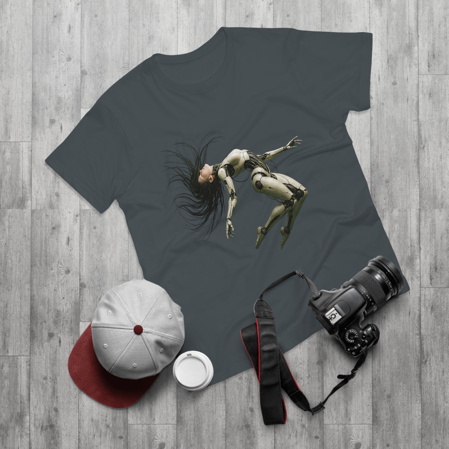 Futuristic Robot Graphic Tee for Men & Women, Tech Lover Gift, Unisex T-Shirt, Casual Wear, Unique Gift, Trendy Fashion