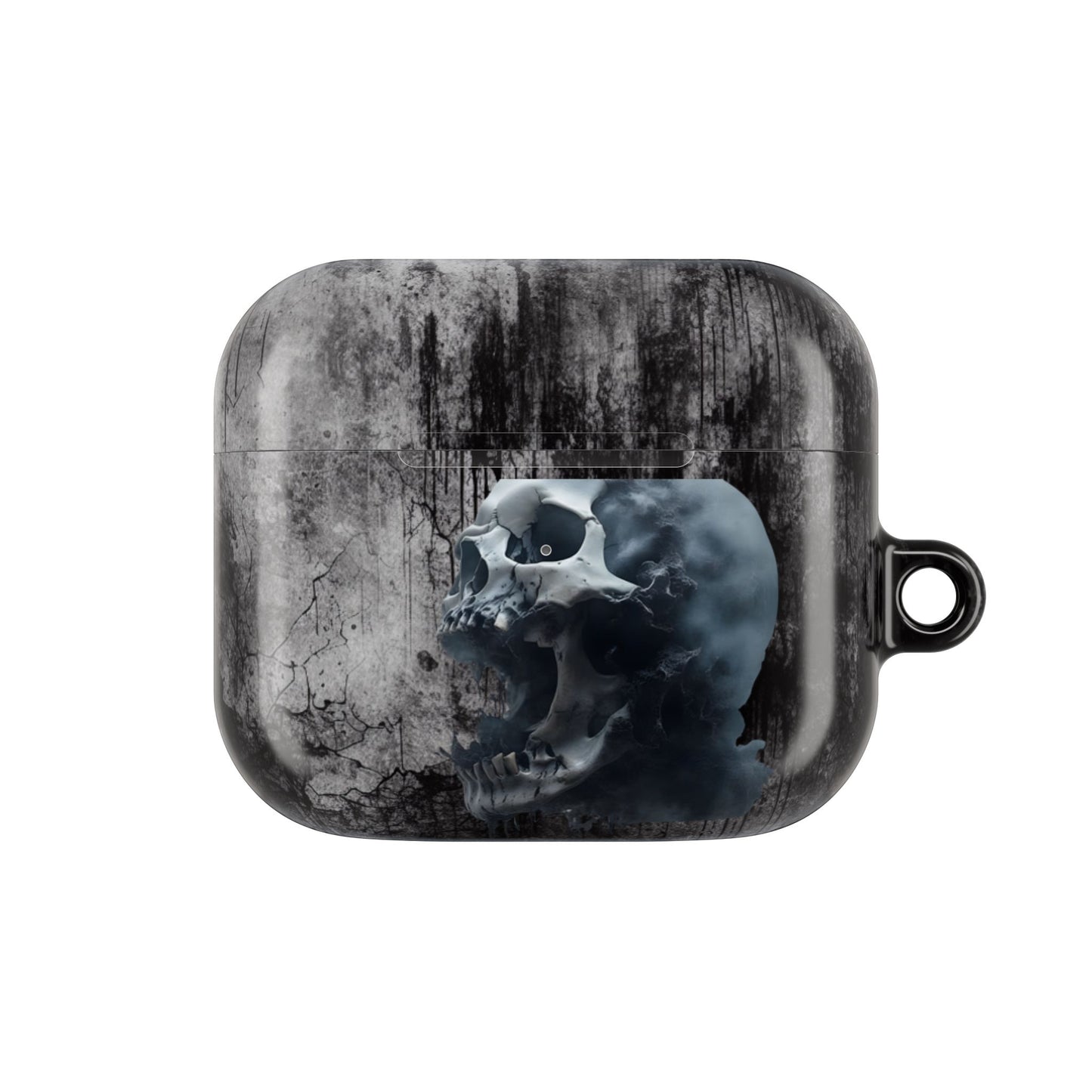 Gothic Skull AirPod Case, Trendy Wireless Earbuds Cover, Perfect Gift for Music Lovers, Halloween Decor, Edgy Aesthetic