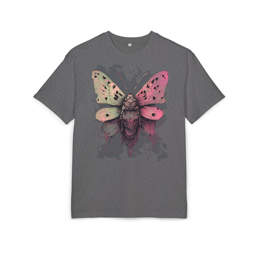 Moth Art Unisex Oversized Tee, Graphic T-Shirt, Nature Lover Gift, Everyday Wear, Summer Style