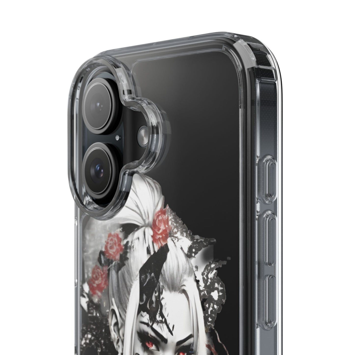 Mystical Warrior Clear Phone Case - Stylish & Protective