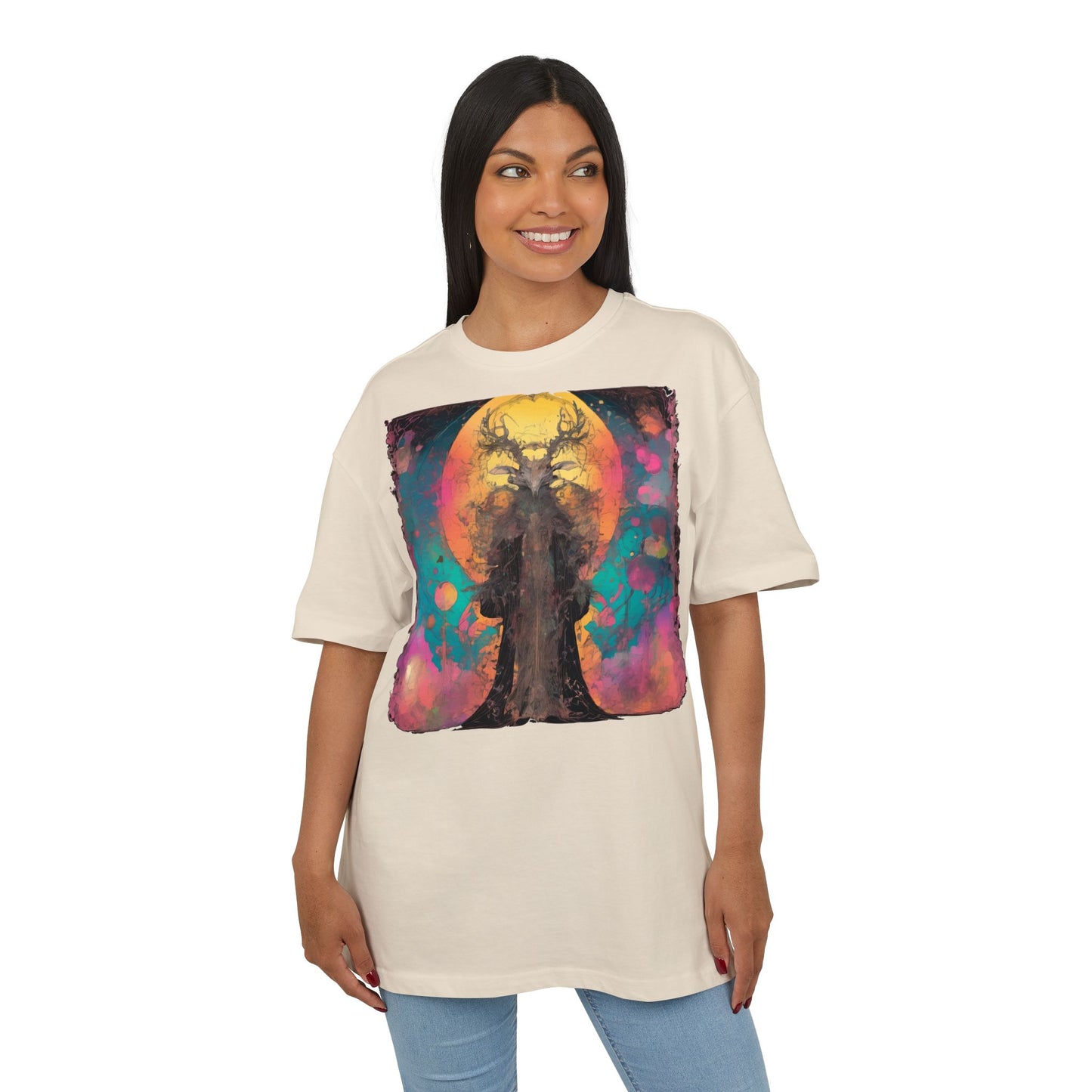 Mystical Tree Unisex Heavy Oversize Tee | Bohemian Style Shirt, Artistic Graphic Tee, Unique Gift for Nature Lovers, Festival Wear, [...]