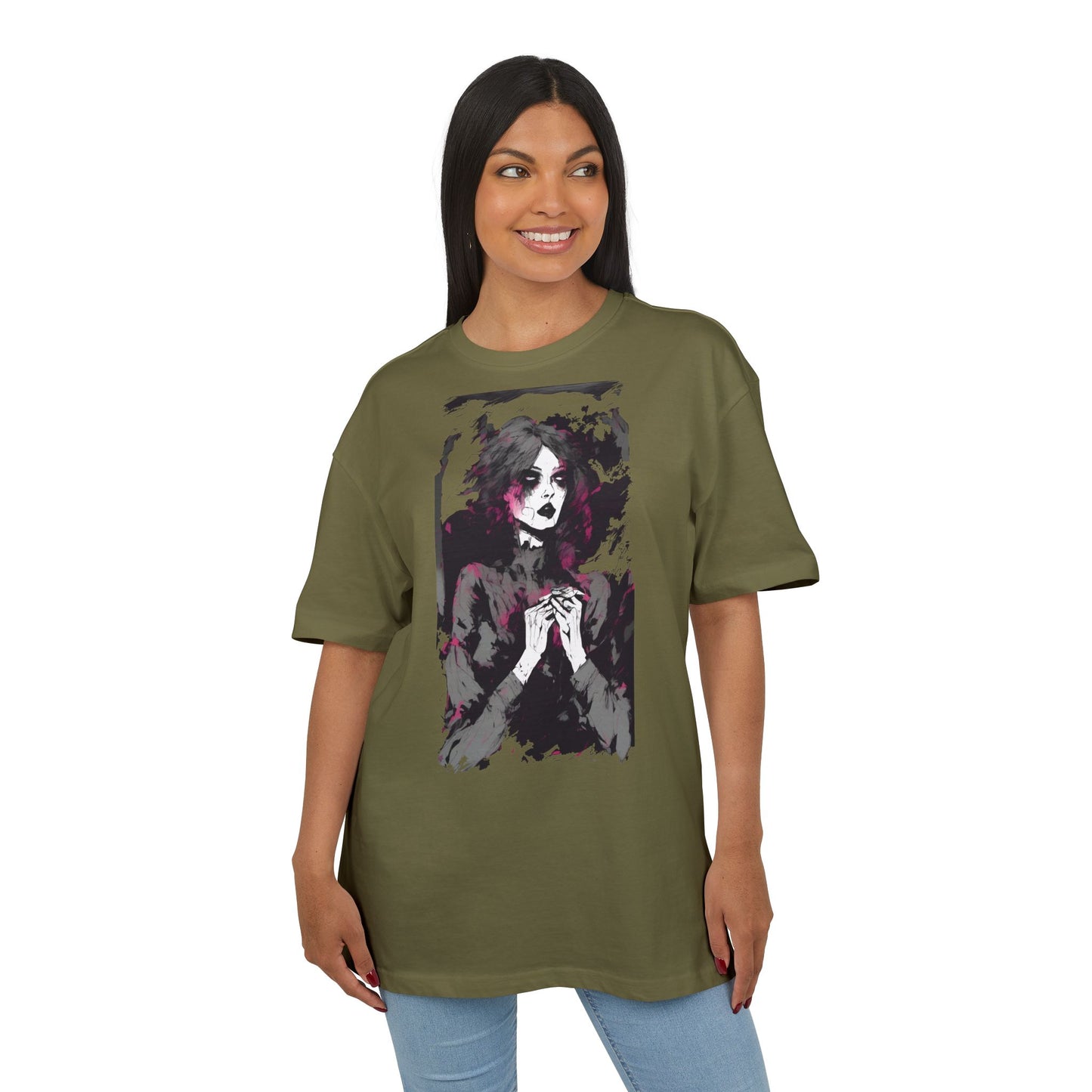 Artistic Oversize Tee | Unisex Tee with Unique Design, Casual Wear, Graphic Shirt, Gift for Art Lovers, Statement T-Shirt