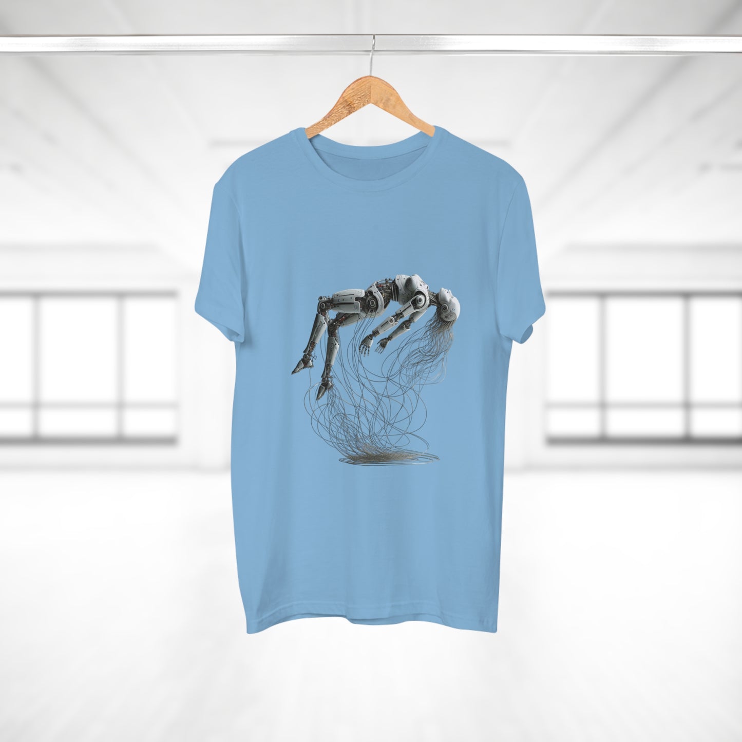Futuristic Graphic Tee, Cool Unisex T-Shirt for Tech Enthusiasts, Gift for Birthdays, Casual Wear, Unique Art Shirt