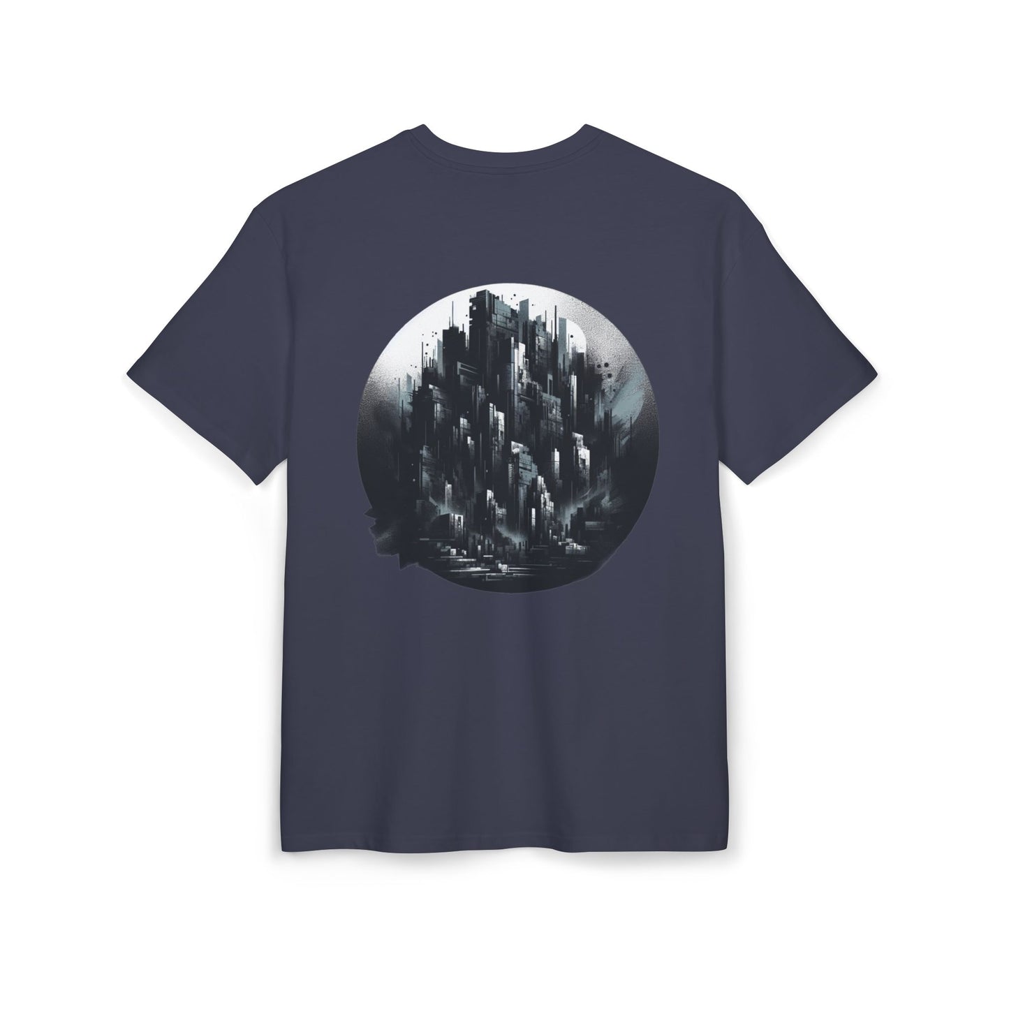 Urban Streetwear Oversize Tee - Futuristic Graphic Design