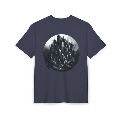 Urban Streetwear Oversize Tee - Futuristic Graphic Design