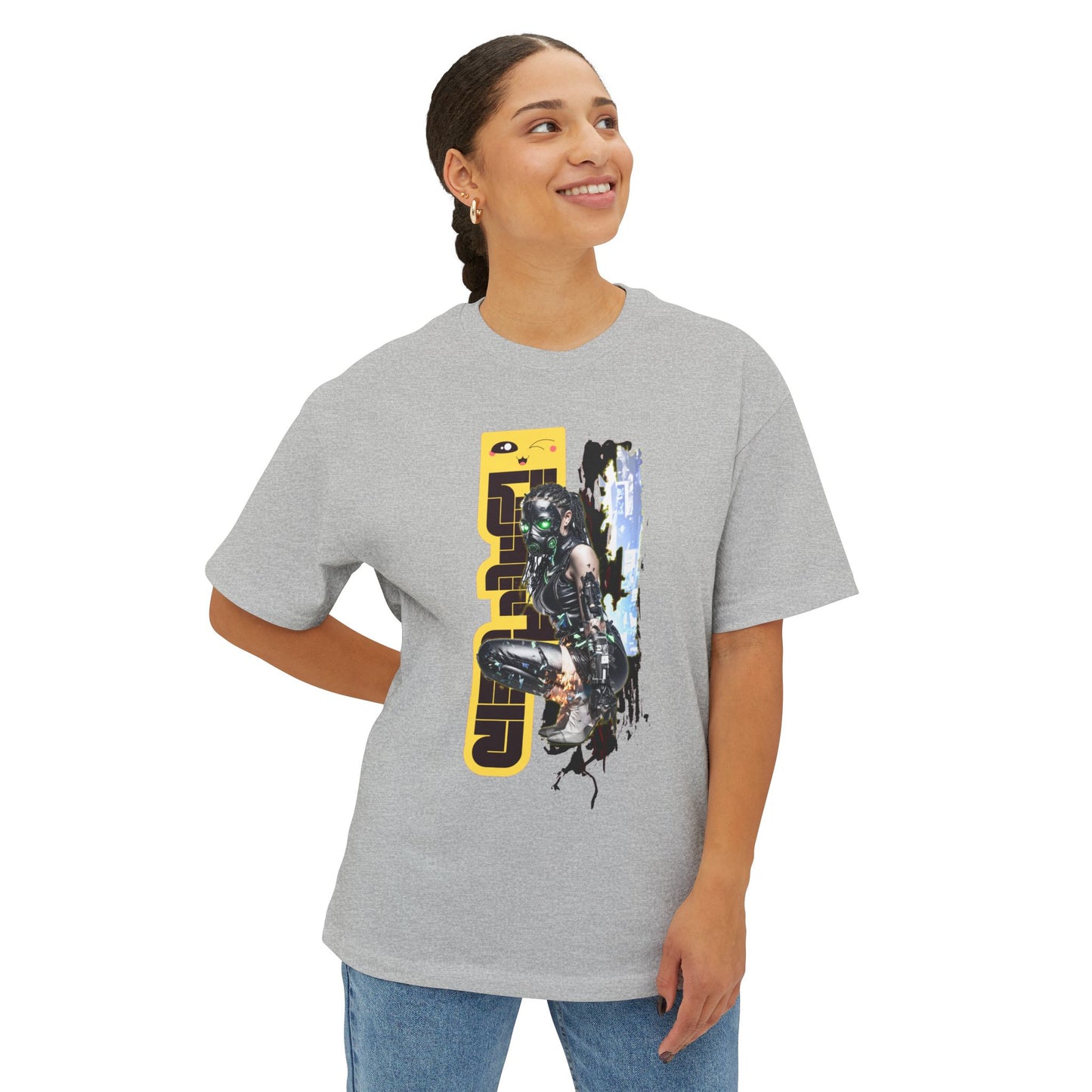 Unisex Graphic Oversized Tee - Retro Vibe, Casual Streetwear, Gift, Music Festival Outfit, Everyday Wear