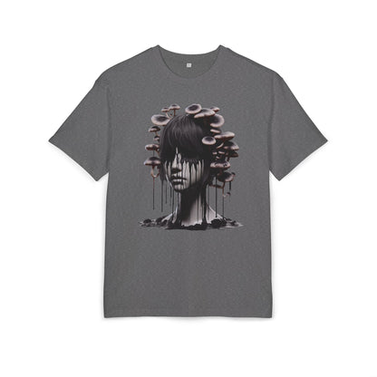 Mystical Mushroom Graphic Unisex Heavy Oversize Tee