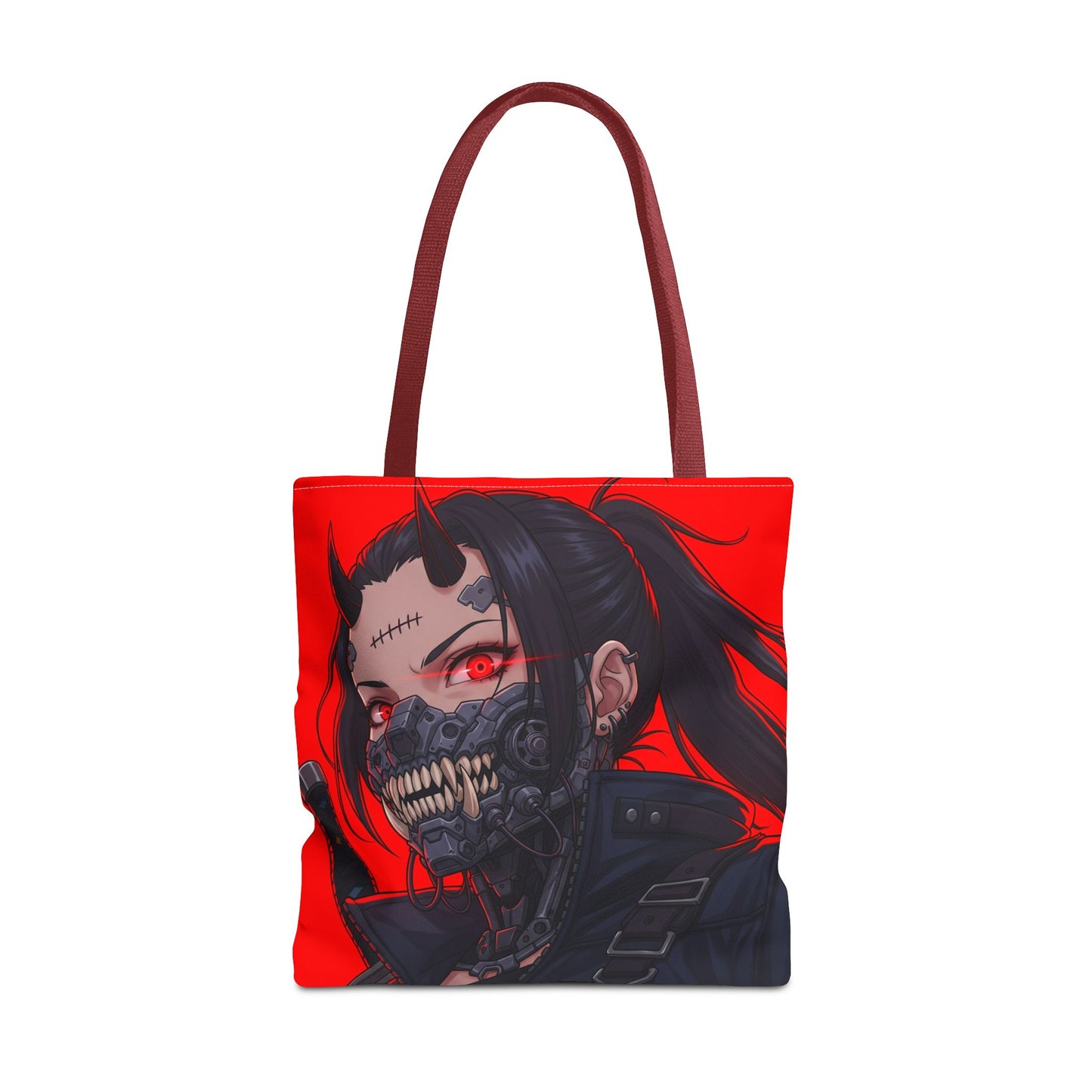 Gothic Anime Tote Bag, Stylish Tote for Anime Lovers, Unique Gift for Cosplay, Travel Bag, Statement Accessory