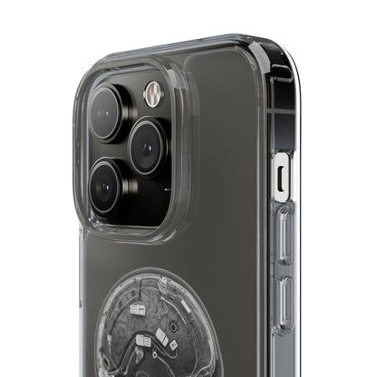 Skull Design Clear Phone Case - Unique Aesthetic for Tech Lovers