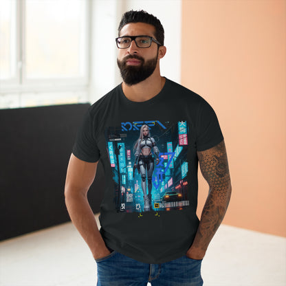 Urban Cyberpunk Unisex T-Shirt, Graphic Tee, Streetwear, Casual Outfit, Festival Wear, Gift for Tech Lovers