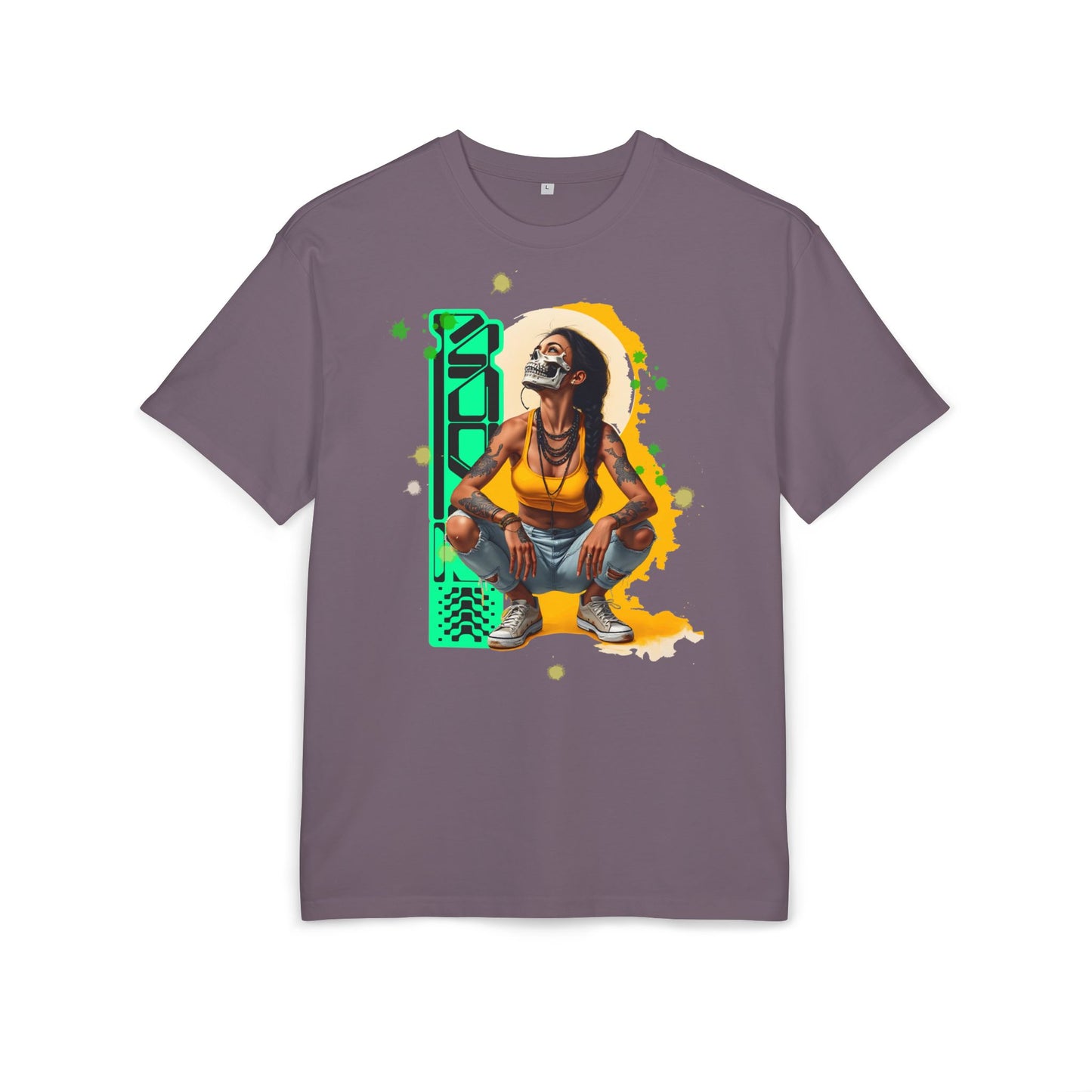 Vibrant Artistic Oversize Tee, Unisex Graphic Tee, Streetwear Fashion, Cool Casual Wear, Unique Art Inspired Shirt