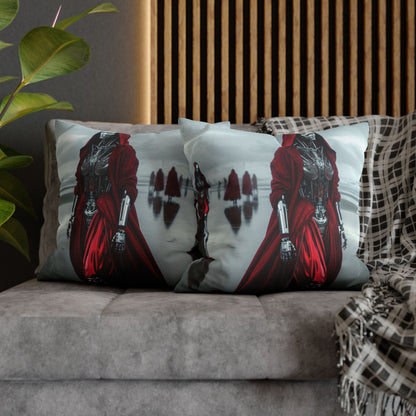 Futuristic Robot Art Pillowcase, Decorative Cushion Cover, Modern Home Decor, Gift for Sci-Fi Lovers, Unique Throw Pillow