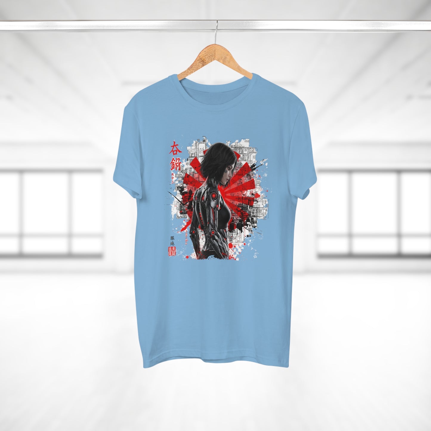Cyber Samurai Graphic T-Shirt, Unisex Graphic Tee, Anime Shirt, Japanese Art T-Shirt, Gift for Nerds, Cosplay Apparel