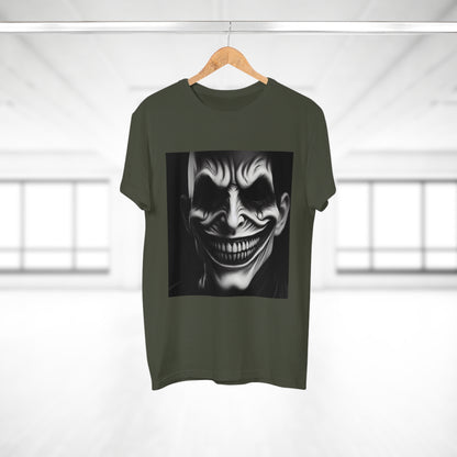 Creepy Clown Unisex T-Shirt - Unisex Graphic Tee for Halloween, Horror Fans, Costume Party, Unique Gift Idea, Spooky Apparel