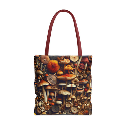 Mushroom Print Tote Bag - Eco-Friendly, Stylish, Nature-Inspired, Perfect for Gifting, Everyday Use, Farmers Market, Bohemian Vibe