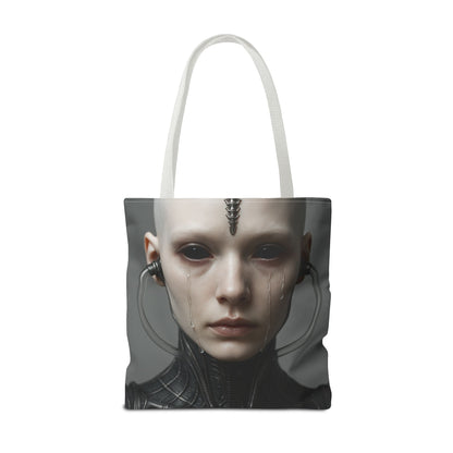 Futuristic AOP Tote Bag | Sci-Fi Style for Everyday Use, Gift for Geek Culture, Urban Accessories, Fashionable Shopping Bag