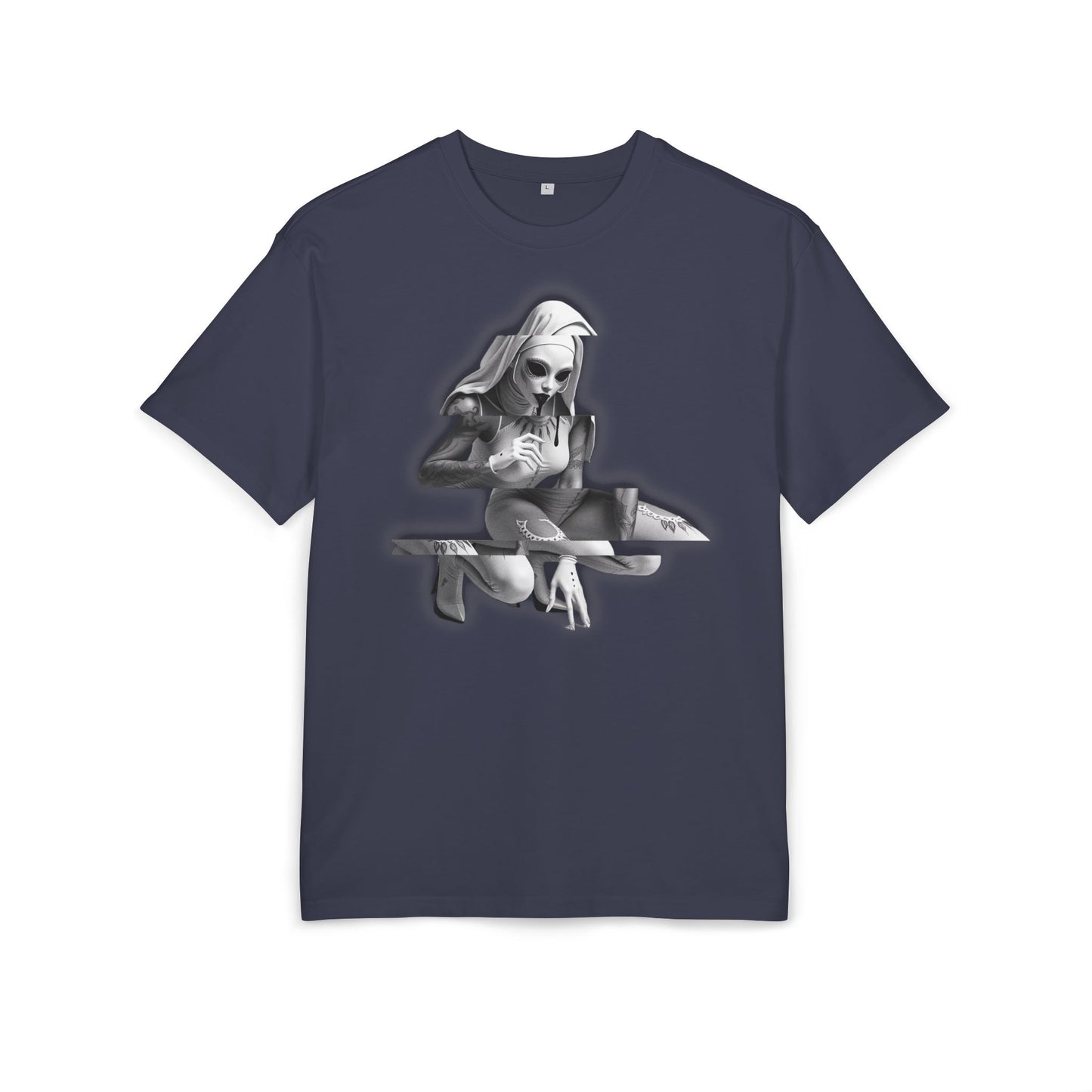 Unisex Heavy Oversize Tee with Horror Design