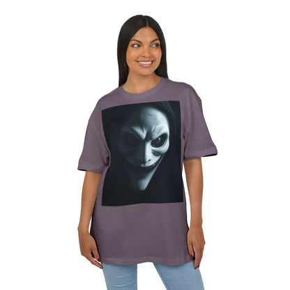 Spooky Graphic Unisex Oversized Tee, Halloween Shirt, Horror Aesthetic Tee, Statement Tee for Parties, Casual Wear, Gift Idea