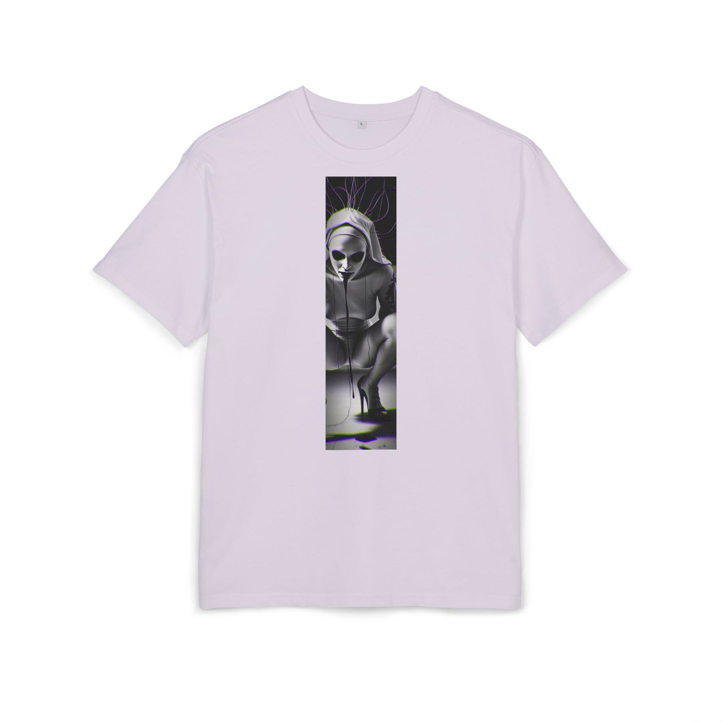 Unisex Oversized Graphic Tee - Edgy Gothic Design