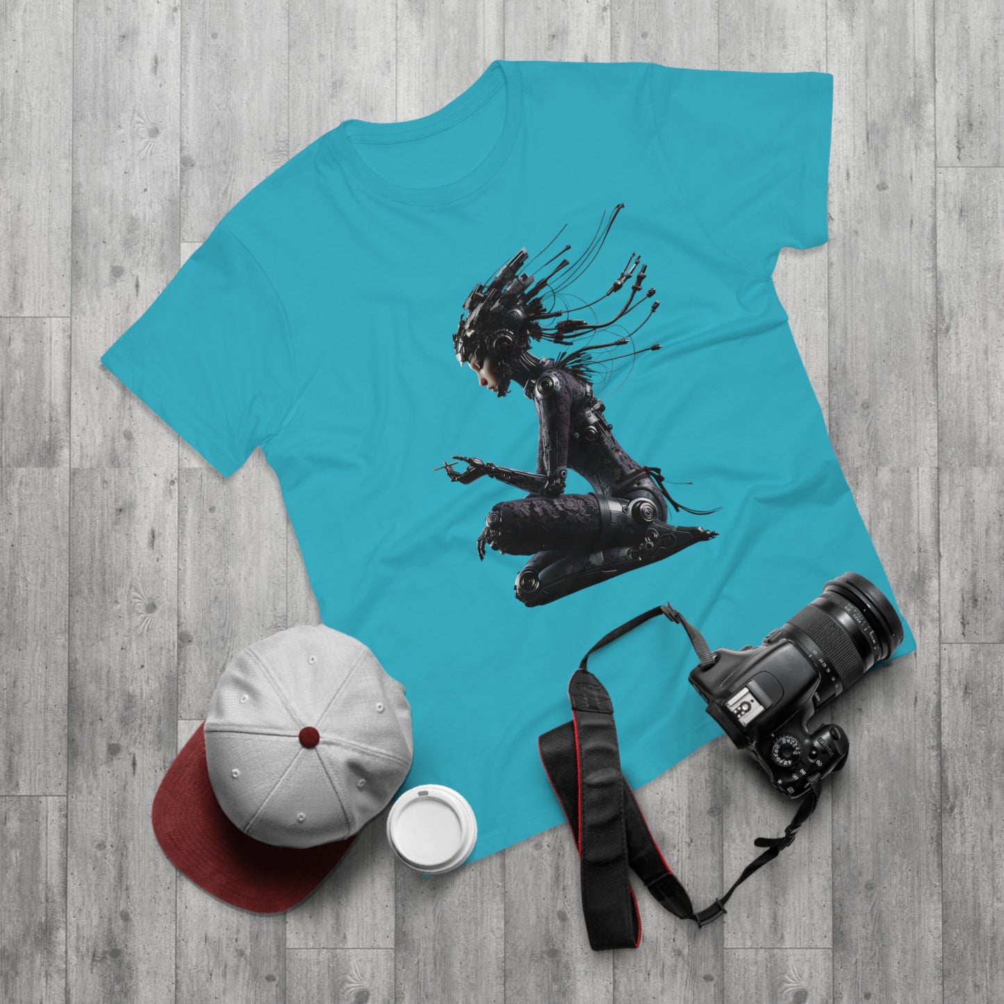 Futuristic Cyberpunk Unisex T-Shirt - Unique Graphic Tee