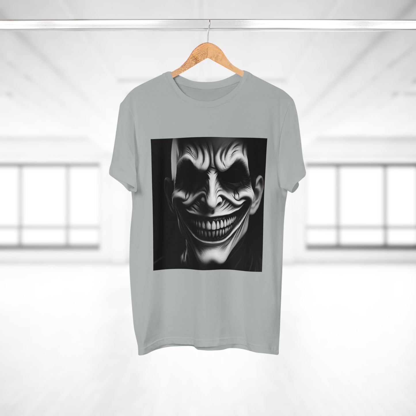 Creepy Clown Unisex T-Shirt - Unisex Graphic Tee for Halloween, Horror Fans, Costume Party, Unique Gift Idea, Spooky Apparel