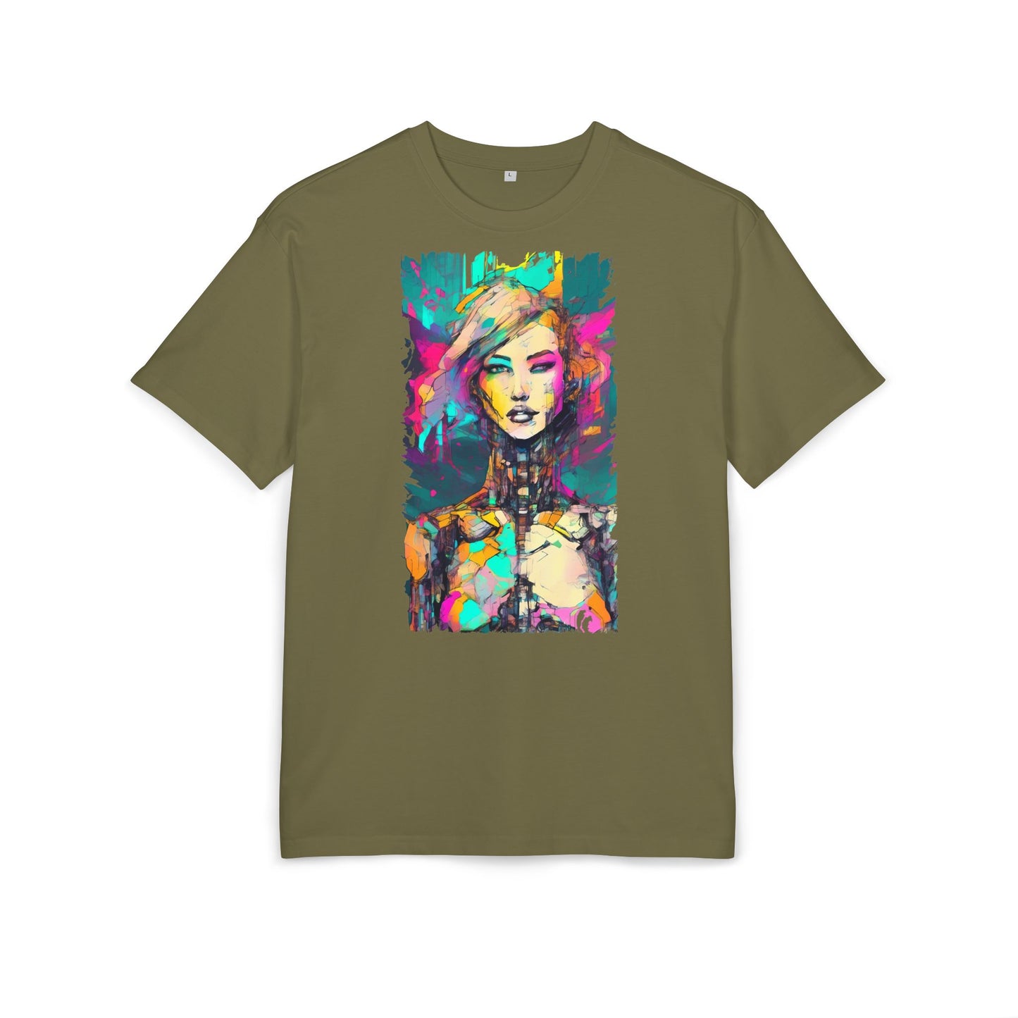 Vibrant Art Oversized Tee, Unisex Colorful T-Shirt, Graphic Arts Apparel, Casual Streetwear Gift, Unique Fashion Statement