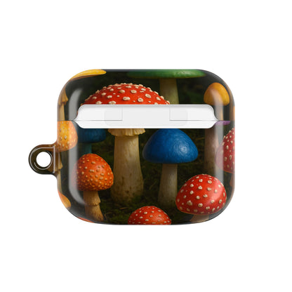 Colorful Mushroom AirPod Case - Quirky, Fun, Eco-Friendly Accessory for Nature Lovers, Perfect Gift for Birthdays, Holidays