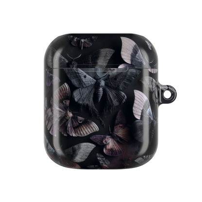 Dark Moths Gothic AirPod Cases, Stylish Protection, Gift for Music Lovers, Trendy Accessories, Unique Designs for Any Occasion