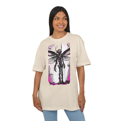 Edgy Artistic Oversize Tee, Graphic Tee, Unisex Shirt, Casual Wear, Statement Piece, Gift for Art Lovers