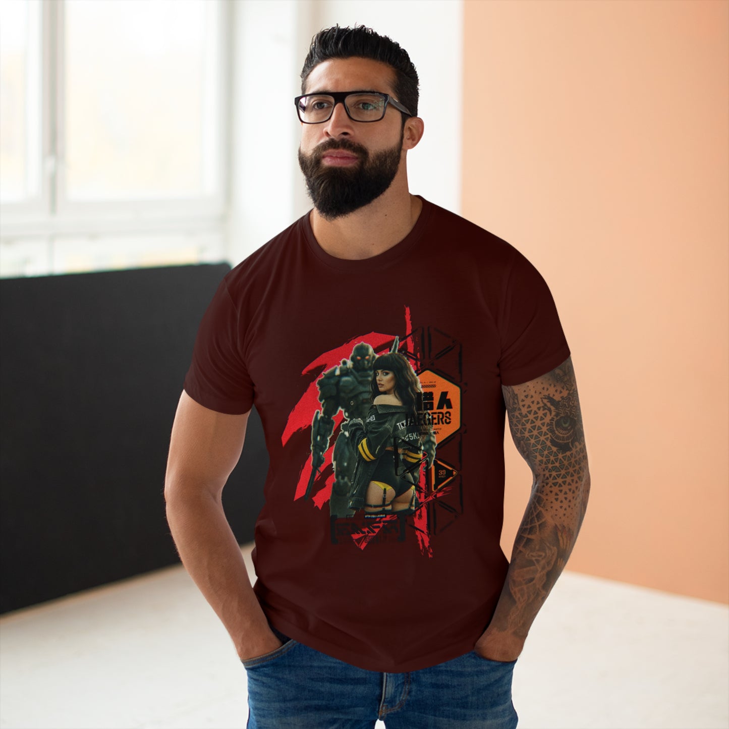 Retro Robot Graphic T-Shirt | Casual Wear, Anime Fans, Geek Culture, Gift for Her, Gaming Apparel