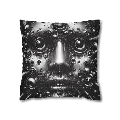 Funky Geometric Pillowcase, Modern Home Decor, Unique Throw Pillow Cover, Artistic Cushion Cover, Gift for Art Lovers
