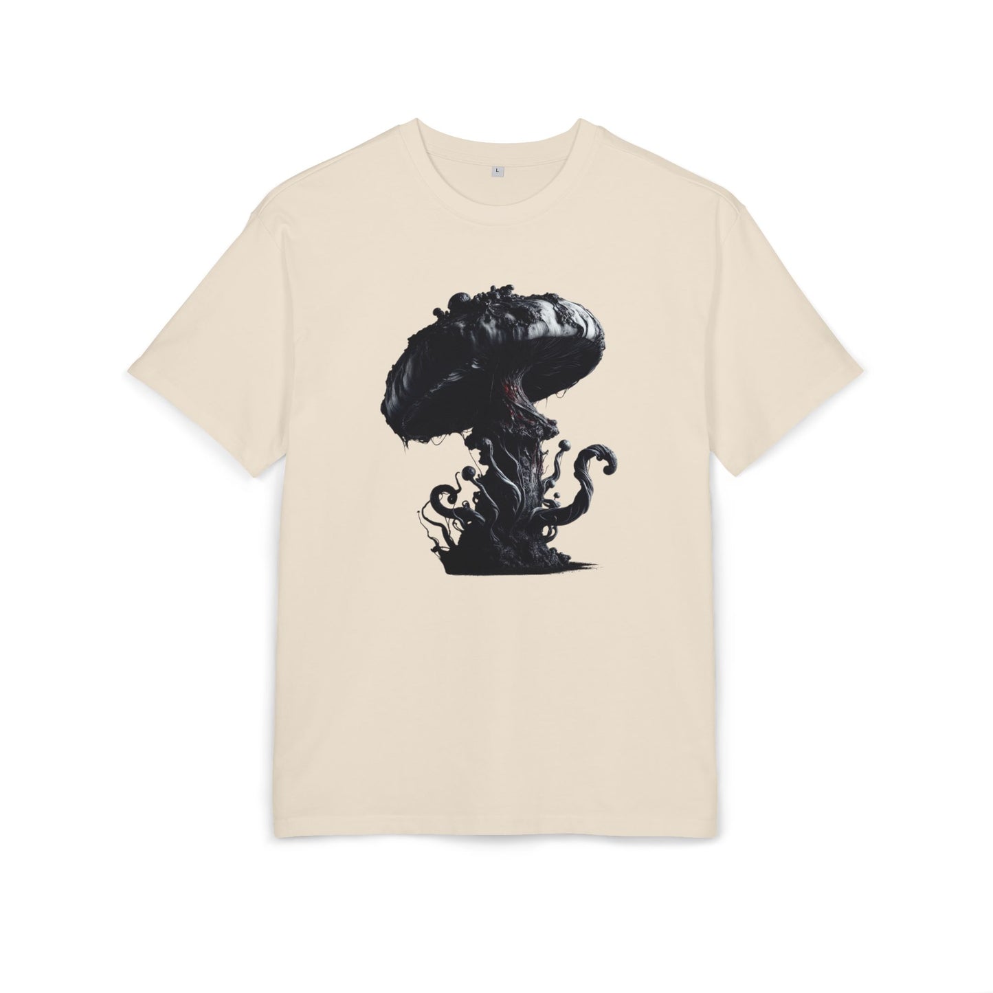 Vintage Mushroom Graphic Unisex Heavy Oversize Tee