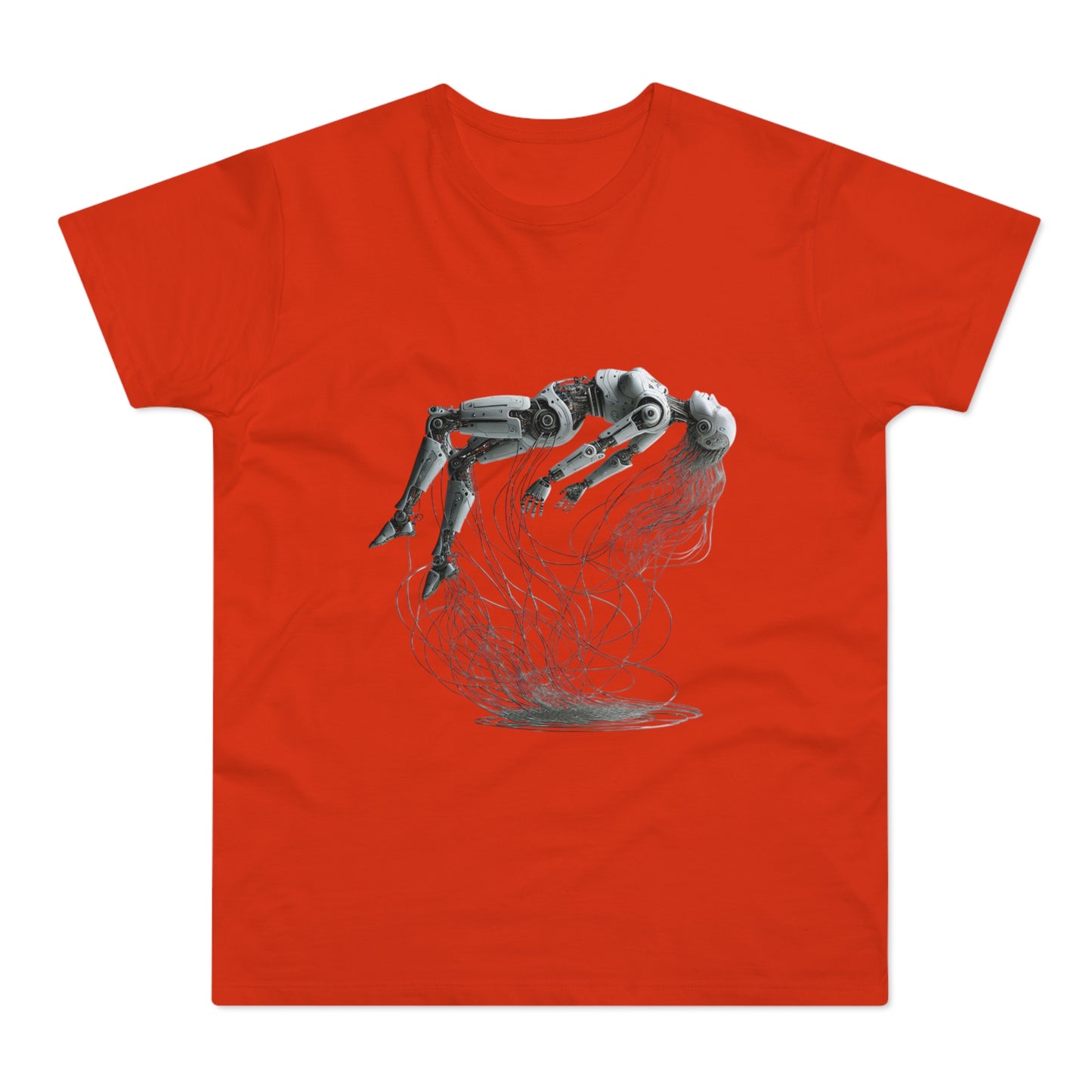 Futuristic Graphic Tee, Cool Unisex T-Shirt for Tech Enthusiasts, Gift for Birthdays, Casual Wear, Unique Art Shirt
