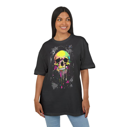 Colorful Skull Oversized Tee - Edgy Graphic Shirt for Casual Wear, Street Style, Gifts, etc.